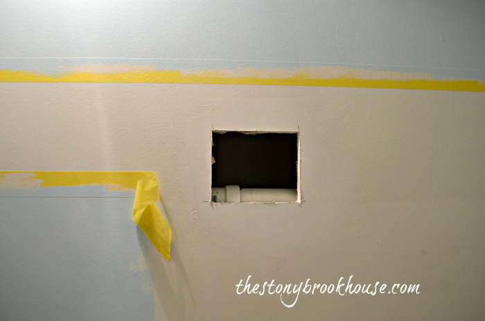 Dry wall cut out to patch hole