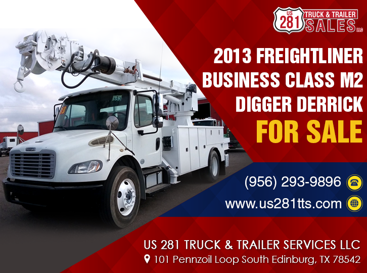 Make this 2013 Freightliner Altec Digger Derrick Truck yours now