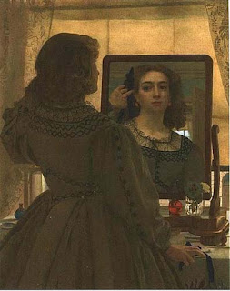 Девушка с зеркалом.