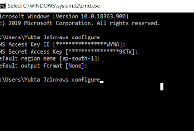 AWS configure command