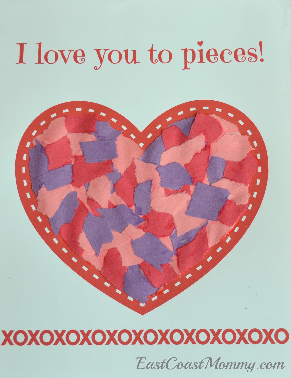 East Coast Mommy: Simple Valentine's Day Craft for ...