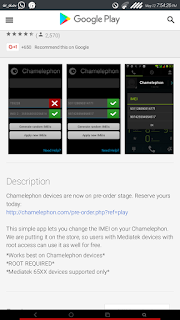 Chamelephone on playstore 
