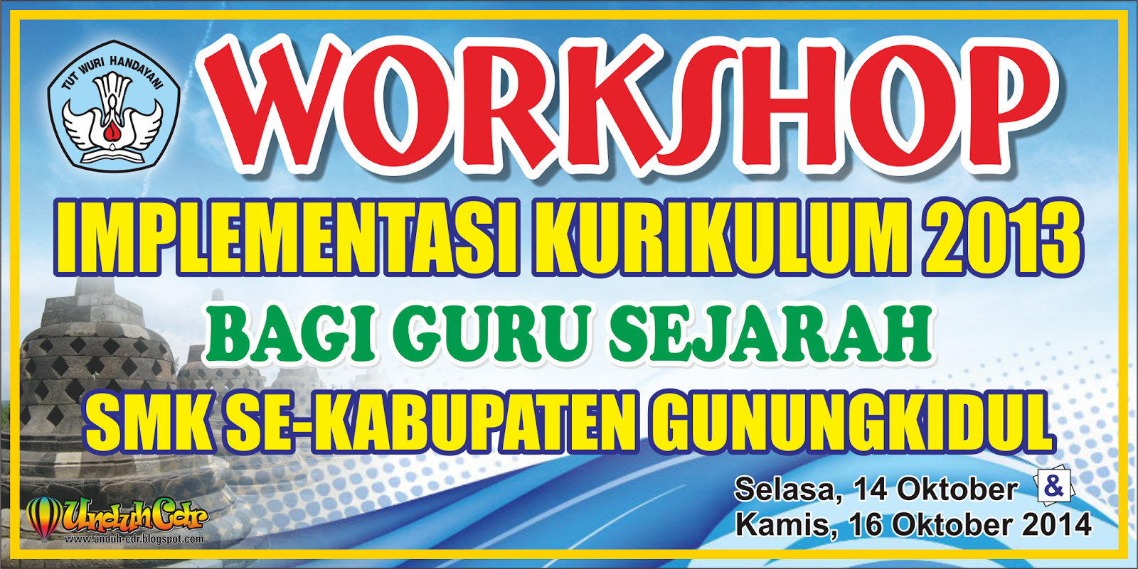 Unduh Cdr  Gratis  Download  Desain  Spanduk Banner  Workshop 