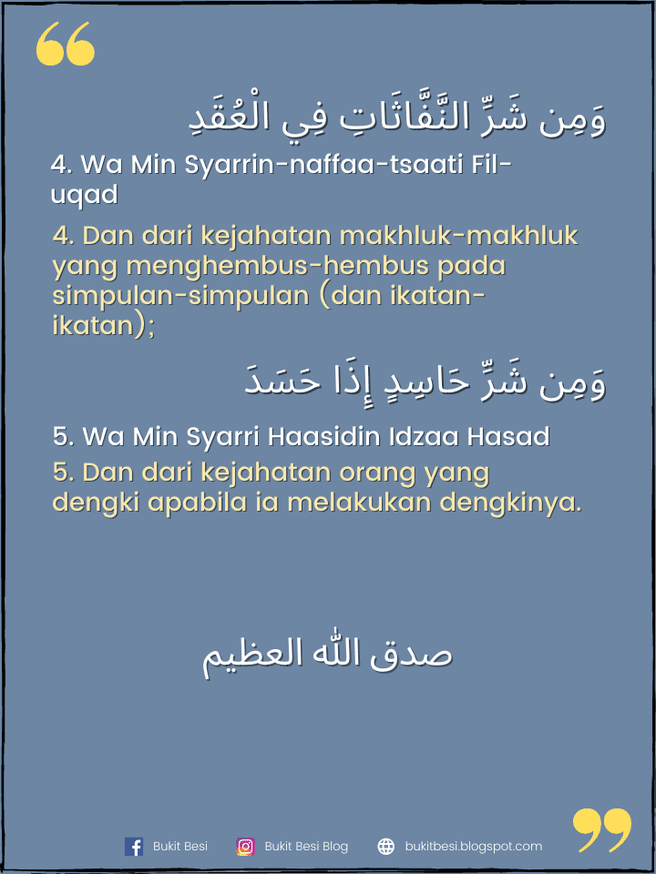 Bacaan Surah 3 Kul