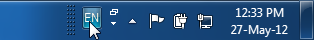 A new icon appears in the taskbar