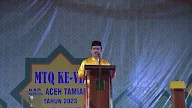 Pj. Bupati Aceh Tamiang, Meurah Budiman Buka MTQ Ke VII dan FASI Ke I Tingkat Kabupaten