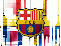 Animasi Bergerak GIF Logo Klub Fc Barcelona