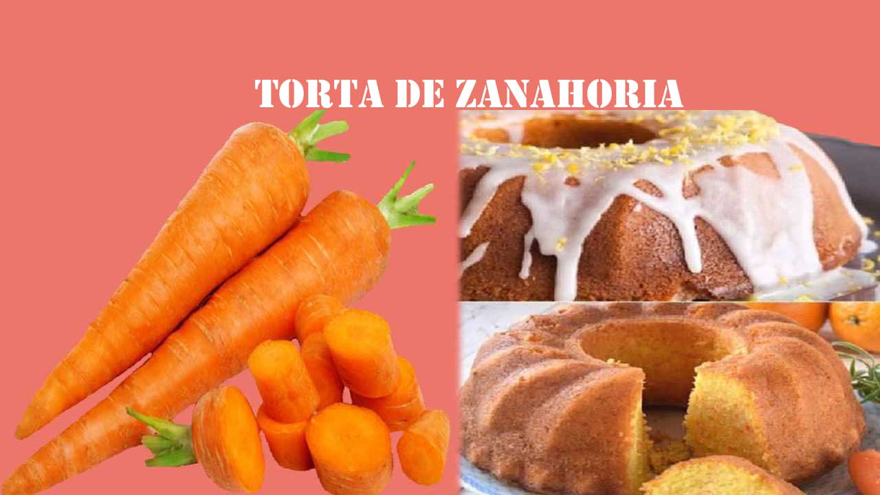 Torta de zanahoria con aceite esponjosa