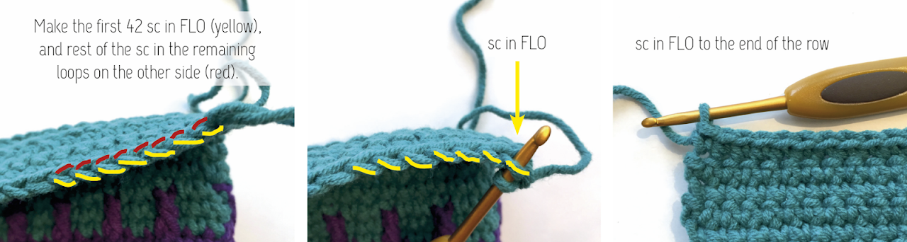 In-Between crochet hook organizer. FREE crochet pattern by www.roadrash.no