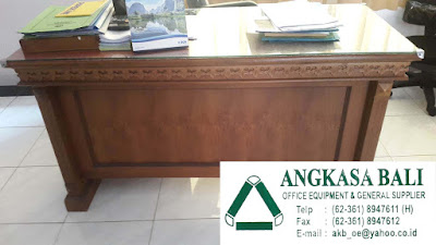 jual meja kerja kayu jati di bali furniture meja biro