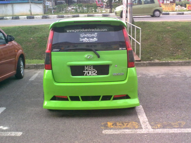 Perodua Viva Tuners: Modification onto Perodua Viva