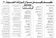 كيف تجيب عن سؤال الموازنات فى النحو للصف الثالث الثانوية 