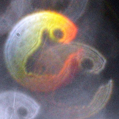 human figure in orb