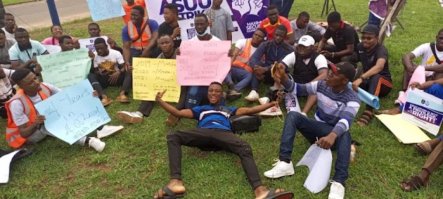 UNILORIN Students Protest Over ASUU Strike