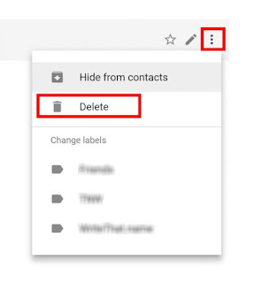 How to delete contact in gmail,How to delete contact from Gmail