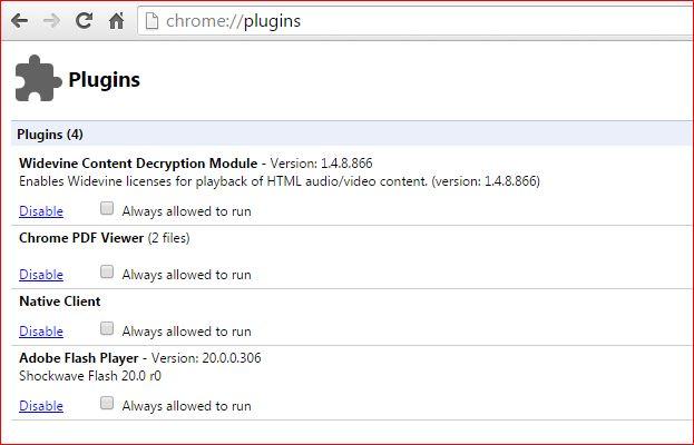 chrome://plugins