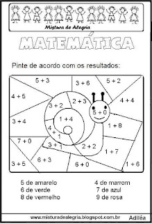 Atividades de matemática