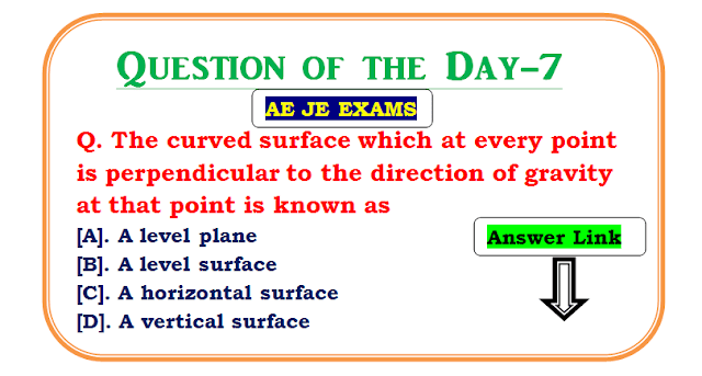 Question of the Day-7 | SSC JE 2019 | RPSC AEN 2018