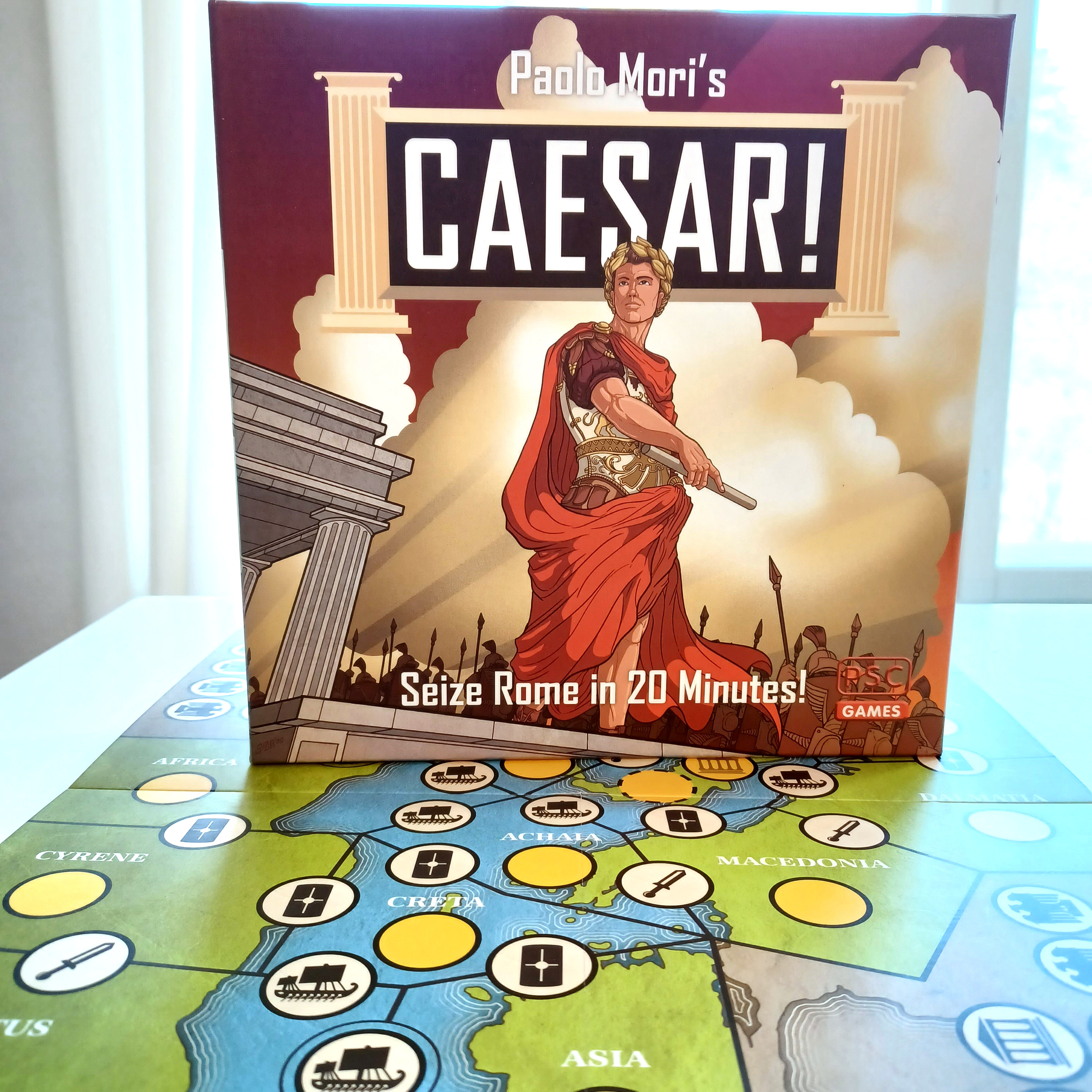 Caesar! Seize Rome in 20 Minutes -lautapelin kansi