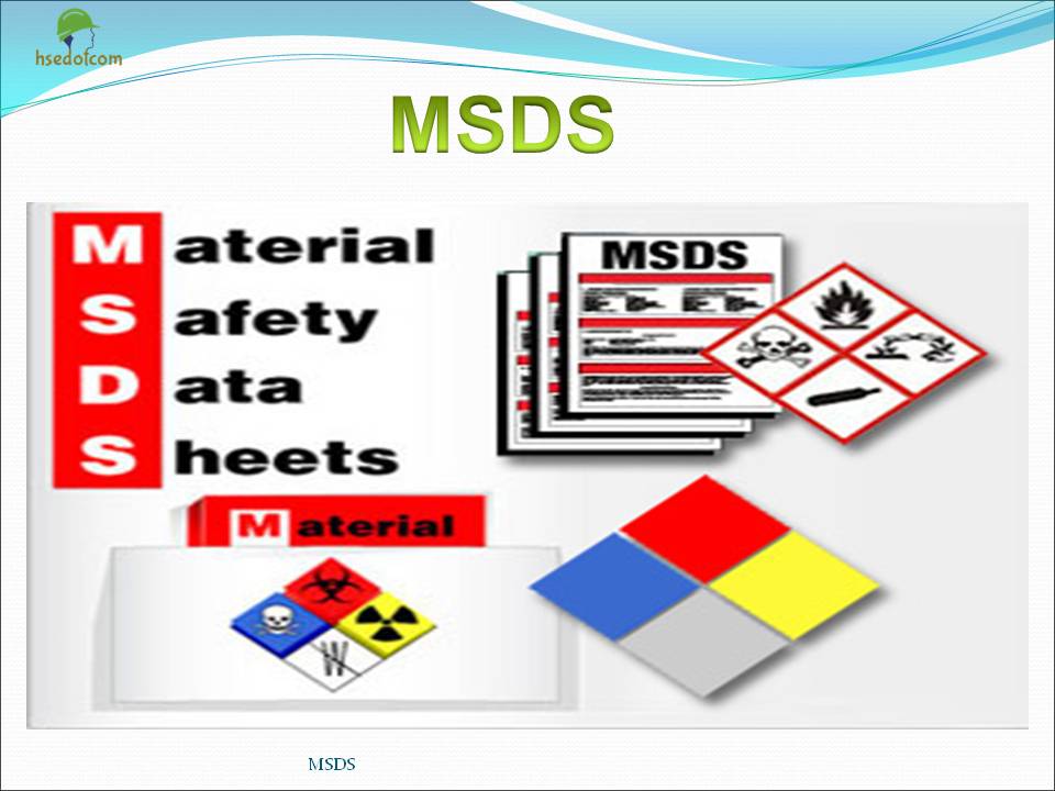 Ppt Material Safety Data Sheet Msds And It S 16 Section Training Document