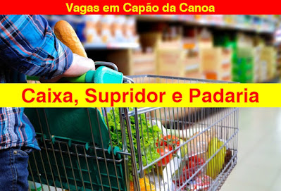 Vagas para Caixa, Padaria e Supridor (Ano todo) em Capão da Canoa