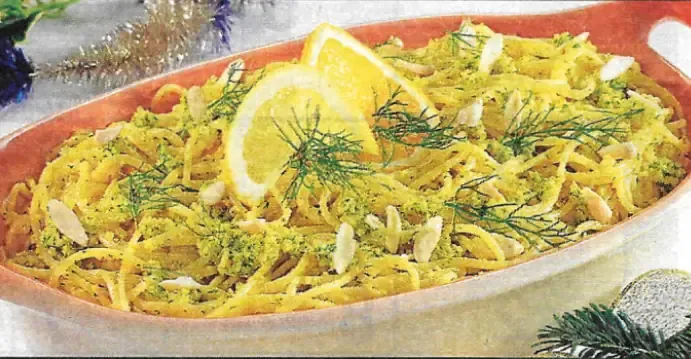 Spaghetti al pesto di agrumi