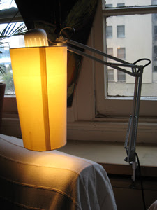 table work lamp with shade
