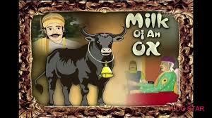 बैल का दूध - Bail ka Doodh - Akbar Birbal Story