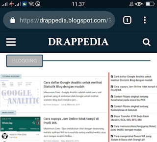 cara mengganti warna address bar blog di browser