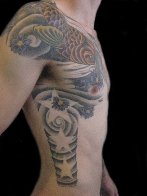 Blue Koi Fish Tattoo Meaning
