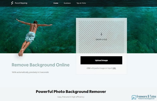 FocoClipping : un outil en ligne gatuit pour supprimer facilement l'arrière-plan d'une photo