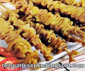 Tempat Resep Ku Resep Sate Usus Bumbu Kuning Enak