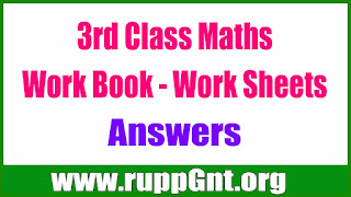 AP 3rd Class Maths Work Book - Work Sheet Answers Download