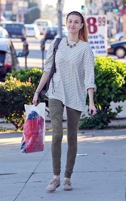 Whitney Port out shopping at Opening Ceremony