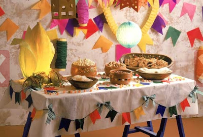 Decoração de festa junina