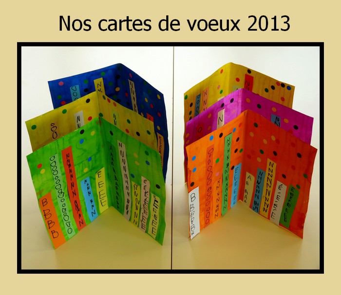 Le Journal De Chrys Une Carte De Voeux En Maternelle