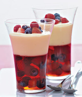 mixed parfaits berry