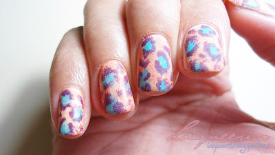 NOTD  - Leopard Nails