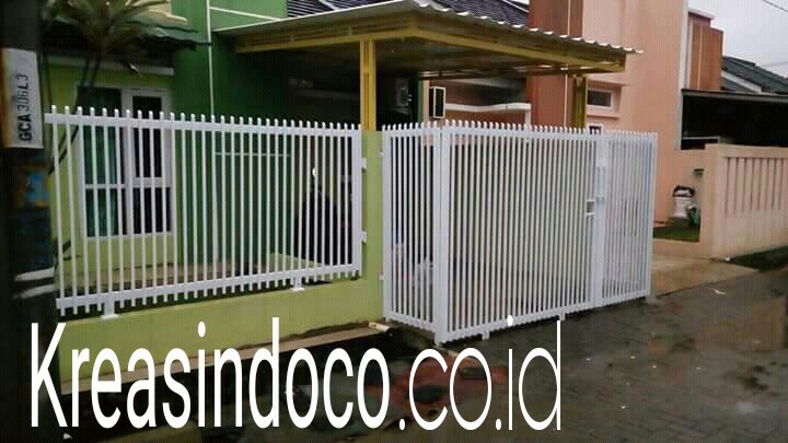 10 Model  Pintu  Pagar Besi Minimalis  Murah  Kreasindoco co 