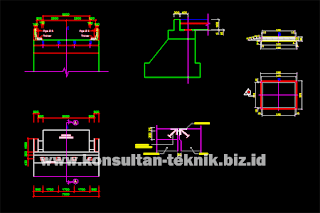 Gambar-Jembatan-Gelagar-Beton-Bertulang-Balok-T-Kelas-C-Bentang-7-Meter-Format-DWG-Autocad-06