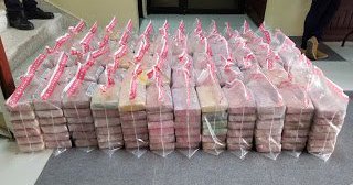 Ocupan otros 408 kilos de cocaína