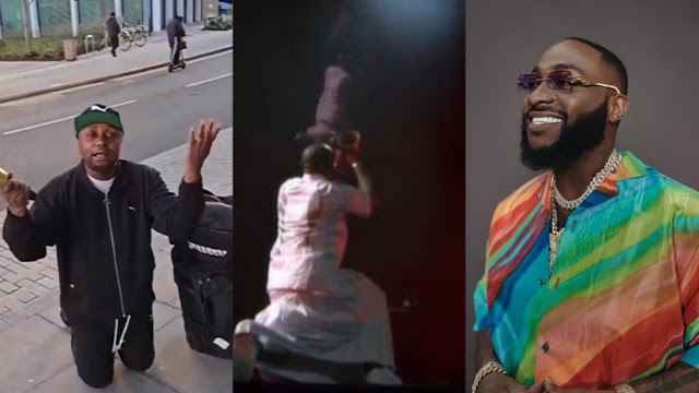 You will live long and prosper - "Israel DMW stands in the rain to eulogize his boss, Davido" [Video]