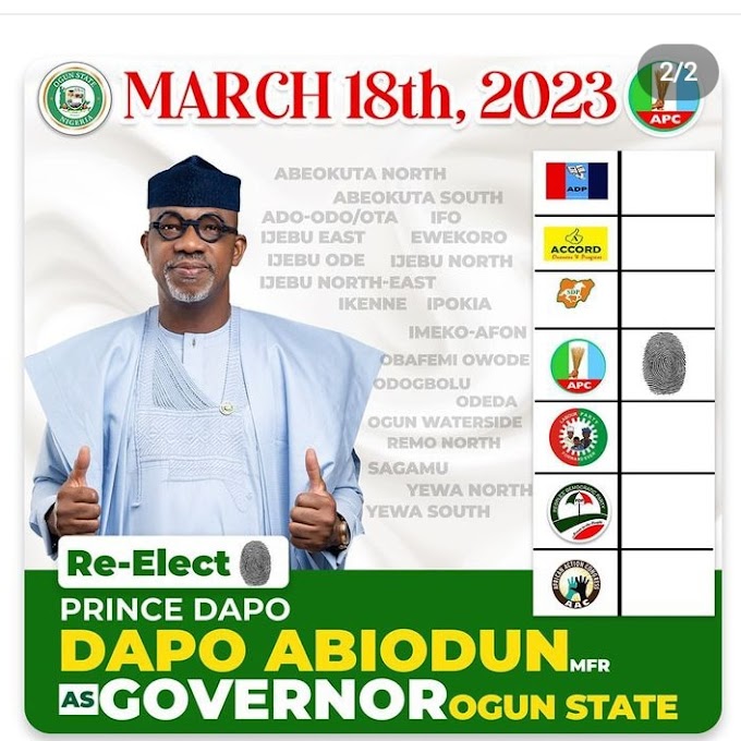 "Why Ijebu Remo Should Re-elect Prince Dapo Abiodun As Ogun State Governor On Saturday" - By Gbolahan Adetayo