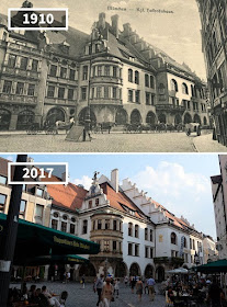 Antes y después Restaurante Hofbräuhaus, Munich