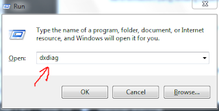 Mengunakan dxdiag