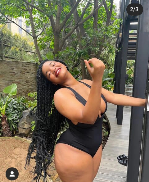 Stunning curvy model, Jessica Mkhize, thrills fans, as she shared these 6 hot photos