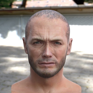 3d model Clint Eastwood head v2