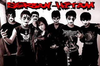 Sorban Hitam Band Gothic Black Metal Bogor Indonesia