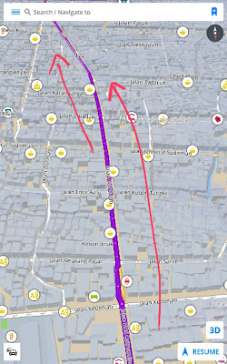 Map, rute, peta, petunjuk, jalan, dari, Kebun Binatang, jalan tamansari, Bandung, ke, Soreang