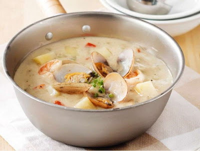 Potato and seafood Chowder 